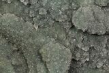 Prasiolite (Green Quartz) Geode Metal Stand - Uruguay #81865-5